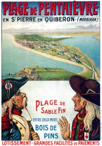 Affiche de promotion du lotissement de Penthièvre (créée en 1905)