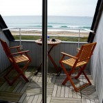 Terrasse avec vue mer de l'appartement 3 pièces