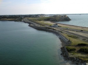 L'isthme de Penthièvre vue du ciel