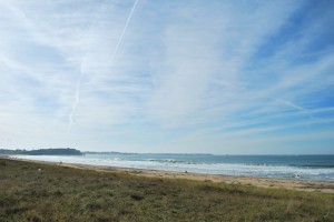 Large panorama sud-ouest depuis la villa et vers la Côte Sauvage de Quiberon