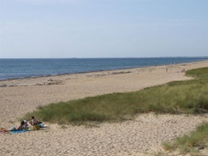 Plage de Penthièvre, coté océan (à l'ouest)